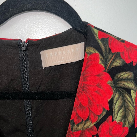 Keepsake the Label Red & Black Party Dress - Picture 3 of 4